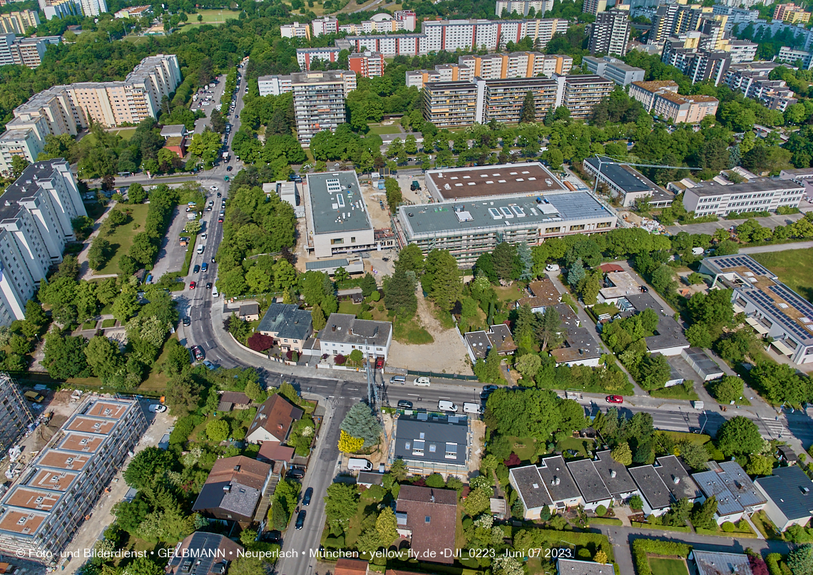 07.06.2023 - Baustelle zur Grundschule am Karl-Marx-Ring in Neuperlach